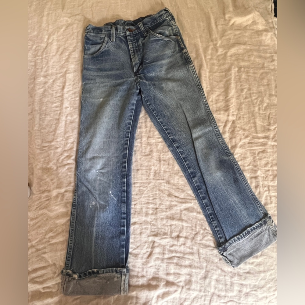 Wrangler Vintage Women's High Rise Jeans - Blue